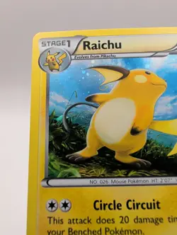 Raichu - 43/146 Cosmos Holo Blister Exclusive Eng XY Base Set Pokemon Card LP - Image 5