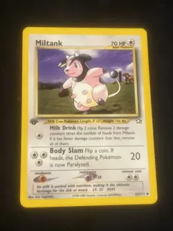 1st Edition Miltank - Neo Genesis - #41/111 - Vintage Pokemon Card 2000 WOTC - Image 1