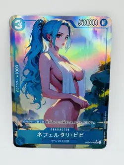 One Piece Goddess Vivi Delicate Girl DIY Doujin Kawaii Art Holo Card - Image 1