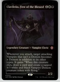 Clavileno First of the Blessed Thick Stock The Lost Caverns of Ixalan 122 MTG NM - Image 1