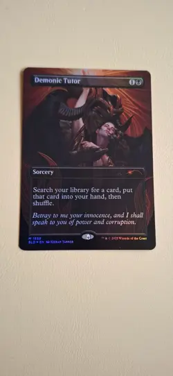 Demonic Tutor - NM FOIL - Secret Lair - SLD 1856 - MTG Magic - Image 1