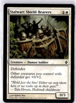 Stalwart Shield-Bearers Rise of the Eldrazi Regular NM C 46/248 - Image 1