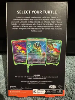 Magic The Gathering Teenage Mutant Ninja Turtles Commander Deck New Sealed - Image 2