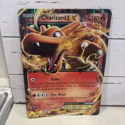 JUMBO Oversized Charizard EX Promo Card 11/106 Flashfire 2014 Pokemon NM - Image 1
