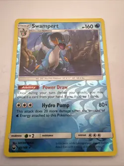 Pokemon TCG Swampert Celestial Storm 35/168 Reverse Holo Rare - Image 1