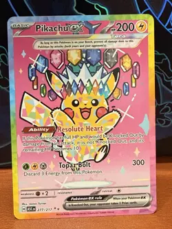 2026 Pokemon Ascended Heroes Pikachu ex Special Illustration Rare #277/217 - Image 3
