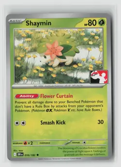 Shaymin #010/182 Prize Pack Uncommon Pokemon TCG NM - Image 1
