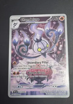 Chandelure 103/086 Holo Illustration Rare White Flare Pokemon Near Mint - Image 1