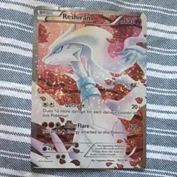 Pokemon TCG Reshiram Full Art Ultra Rare Holo Legendary Treasures RC22/RC25 - Image 1