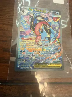 Pokemon TCG Mega Greninja EX 116/086 Secret Ultra Rare Full Art Holo EN 350 HP - Image 2