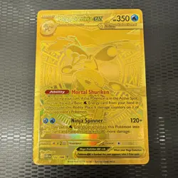 Mega Greninja ex 122/086 Mega Hyper Rare Gold - Chaos Rising Pokemon TCG - Image 1