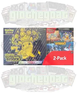 Pokemon TCG Surging Sparks Elite Trainer Box And Booster Bundle Costco 2 Pack - Image 3