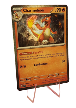 Pokemon Charmeleon 008/091 Paldean Fates Cosmos Galaxy Holo Rare NM - Image 1