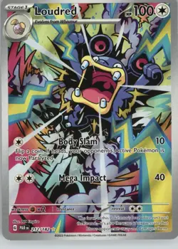 Loudred 212/182 Illustration Rare Paradox Rift Pokemon Near Mint - Image 1