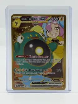 Pokemon TCG English Journey Together Iono's Bellibolt ex 188/159 Hyper Rare - Image 3