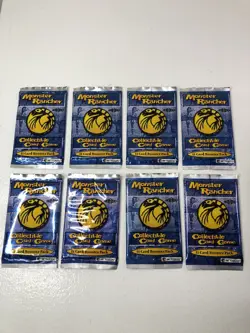 Monster Rancher CCG Collectible Card Game Sealed Booster Pack Lot Of 8 Artbox - Image 2
