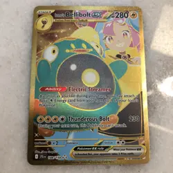Pokemon TCG Ionos Bellibolt ex 188/159 Journey Together Gold Hyper Rare Card NM - Image 1