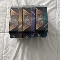 Pokemon Triple Whammy Tins: Tyranitar, Darkrai, & Slaking (9 Booster Packs)-NEW - Image 3