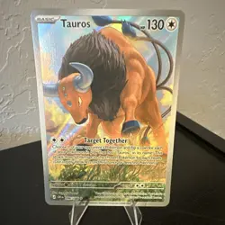 Pokemon TCG Chaos Rising Tauros 096/086 Illustration Rare ENG Basic 130HP - Image 1