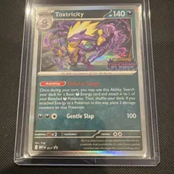 Toxtricity 017 black star promo STAMPED PHANTASMAL FLAMES. Promo - Image 1