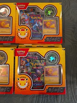 New & Sealed Pokemon Day 2026 Collection, 3 Packs & Pikachu Promo In hand X (6) - Image 4