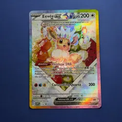 2025 Pokemon Eevee EX SVP 174 Black Star Promo Prismatic Evolutions SPC - Image 2