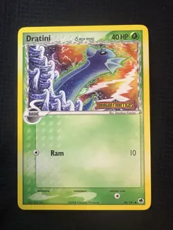 Pokemon Dratini 46/101 Dragon Frontiers 2006 English Reverse Holo Delta Species - Image 1
