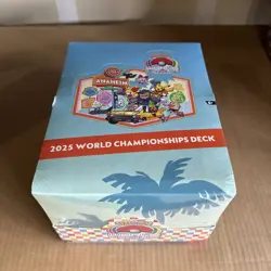 Pokemon 2025 World Championships Deck Display BOX (8 Decks) Sealed - Image 1