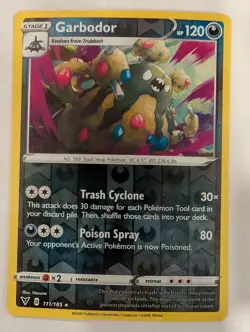 Garbodor 111/185 Vivid Voltage Pokemon Reverse Holo Foil Nice! - Image 1