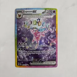 2025 Pokemon Prismatic Evolutions Espeon ex Special Illustration Rare 155/131 - Image 1