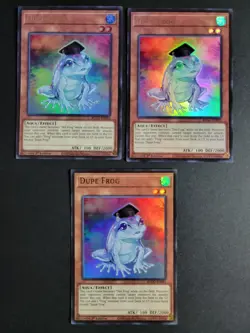 Dupe Frog (X3) BLGG-EN055 Ultra Rare Yugioh Glorious Gallery - Image 1