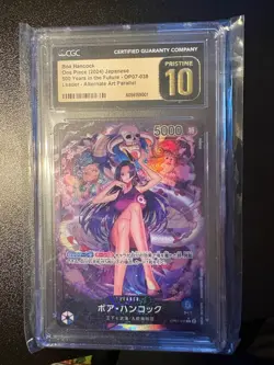 Alt Art L Boa Hancock One Piece Jap OP07-038 CGC Pristine 10 - Image 1