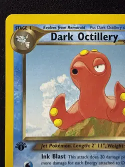 Pokemon Card - Dark Octillery Neo Destiny 62/105 1st Edition Common - Image 3