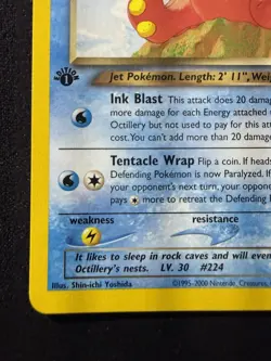 Pokemon Card - Dark Octillery Neo Destiny 62/105 1st Edition Common - Image 4