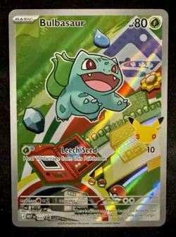 Pokemon TCG Bulbasaur Promo Full Art Holo Card 037 Me: Mega Evolution English - Image 1