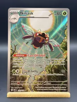 Pokemon TCG Ninjask Illustration Rare Card #137/132 Mega Evolutions - Image 1