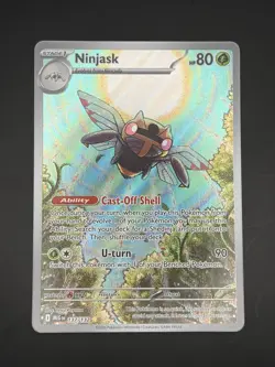 Pokemon TCG Ninjask Illustration Rare Card #137/132 Mega Evolutions - Image 3