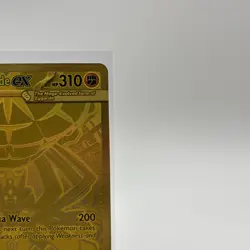 MEGA ZYGARDE EX 124/088 PERFECT ORDER MEGA HYPER RARE GOLD POKEMON TCG CARD - Image 3