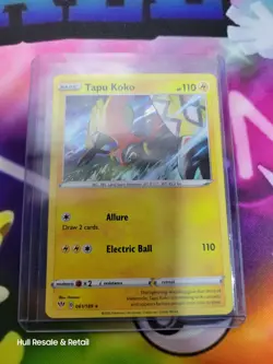 Tapu Koko - 061/189 - Darkness Ablaze - Pokemon TCG Card Holo Rare Near Mint NM - Image 3