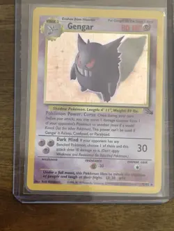 1995 Vintage Gengar Holo Card In Near Mint Condition Pokemon Card #5 - Image 1