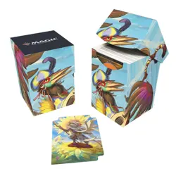 ULTRA PRO Deck Box 100+ ZINNIA, VALLEY'S VOICE Magic mtg Bloomburrow - Image 1