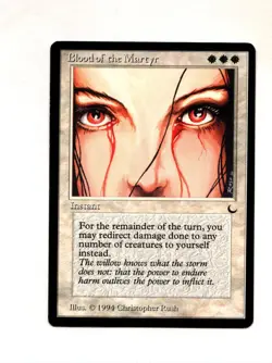 MTG Blood of the Martyr SP/NM- The Dark Magic the Gathering ~ Free Shipping ~ - Image 1