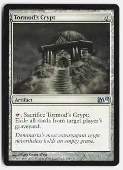 Tormod's Crypt 219 Uncommon Magic 2013 (M13) Magic: The Gathering Near Mint - Image 1