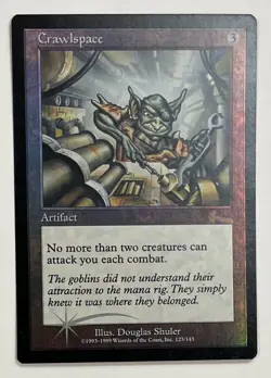 MTG CRAWLSPACE (Foil) Urza's Legacy (OldManMTG 002-888) - Image 1