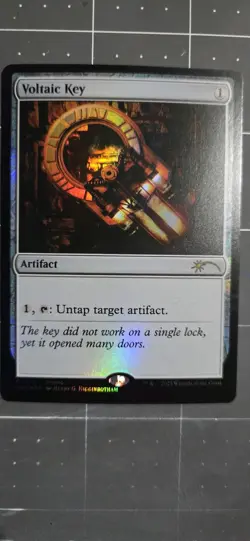 Magic MTG Media Promos Voltaic Key (Graphic Novel Insert) #0011 Foil TCG CCG - Image 1