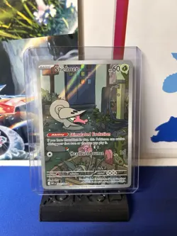 Shelmet 93/86 Illustration Rare Full Art Holo White Flare Pokemon TCG Card NM - Image 1