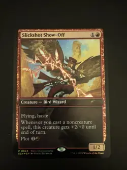 Slickshot Show-Off Foil 0043 MTG Magic Store Championship Promo FREE SHIPPING - Image 1