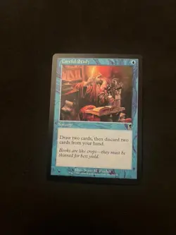 Magic Mtg Odyssey Careful Study    near mint - Image 1