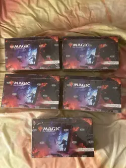 Magic the Gathering (MTG) : Duskmourn - Play Booster Box Sealed 5 Boxes - Image 1