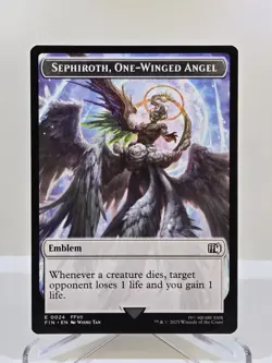 MTG Sephiroth One-Winged Angel/Robot Warrior Token Non-Foil #12 Final Fantasy - Image 1
